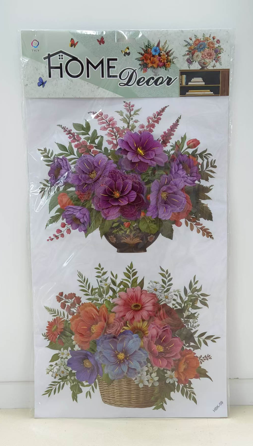 HBK vase layer upon layer decorative stickers