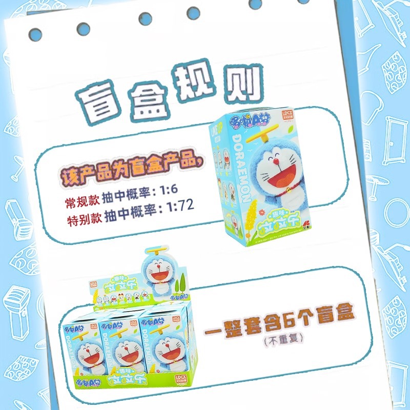盲盒/泡泡玛特/潮玩/哪吒/潮玩盲盒产品图