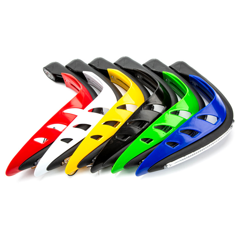 Motorcycle Accessories Off-road with light hand guard Front windshield with LED light day light anti-fall bow guard Item Picture