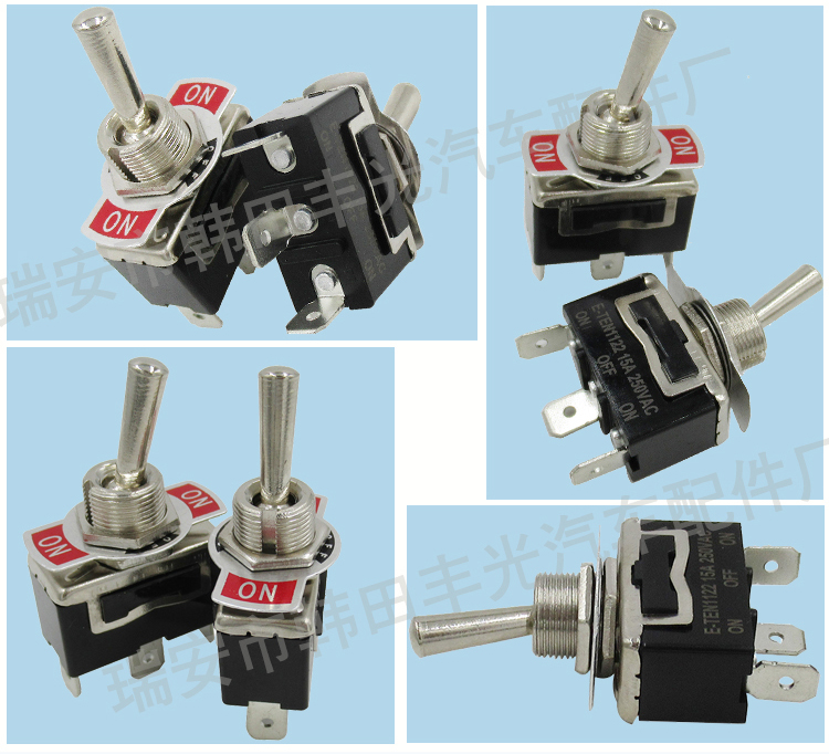 Factory direct sales 125VAC electric tricycle, car electric vehicle toggle button switch 15A 250VAC/20A KN3C-103AP pic 5