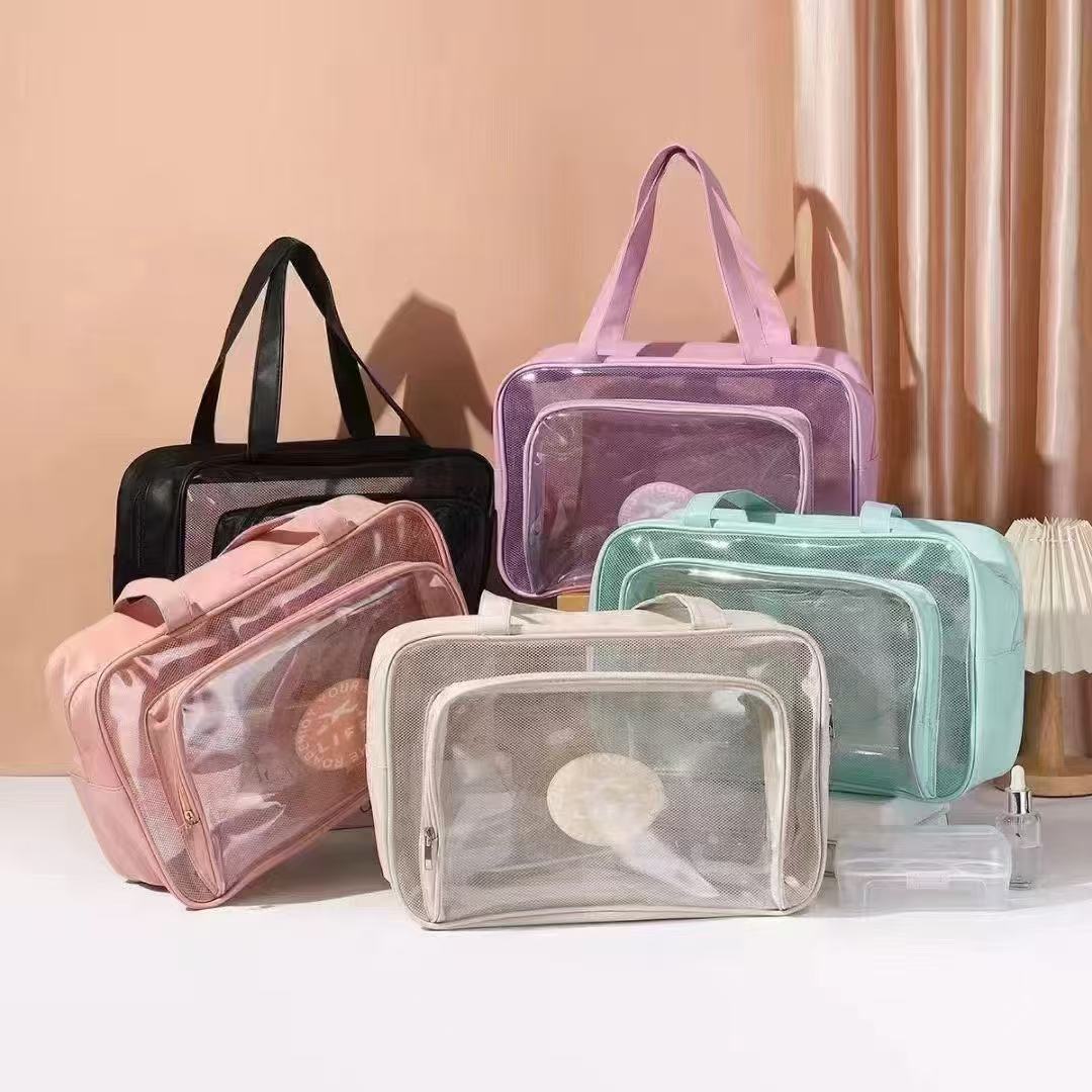 游泳健身包PU干湿分离大容量运动沙滩建设专用包旅行手提袋子男女 