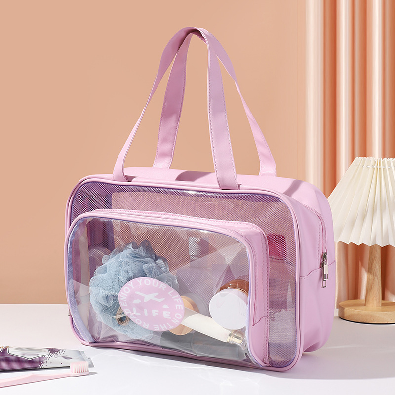 游泳健身包PU干湿分离大容量运动沙滩建设专用包旅行手提袋子男女 详情图2