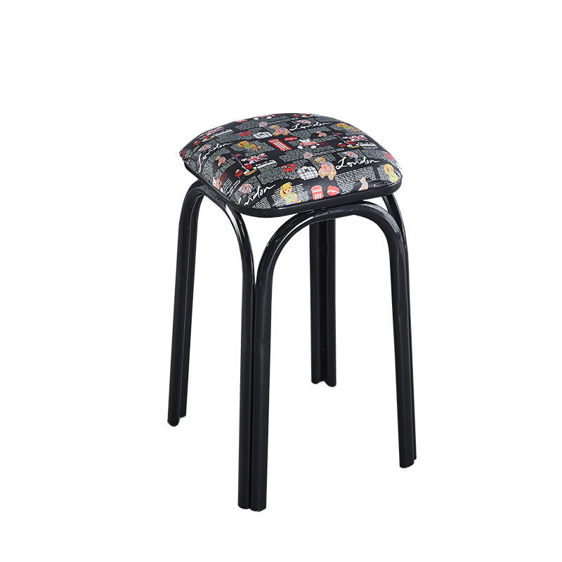 特价家用凳子椅子成人金属小圆凳时尚创意实木板凳加厚塑料餐桌凳详情7