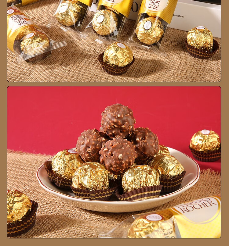 包邮！意大利费列罗T3粒装榛果威化巧克力 洋什铺YOUTH FOOD零食详情11