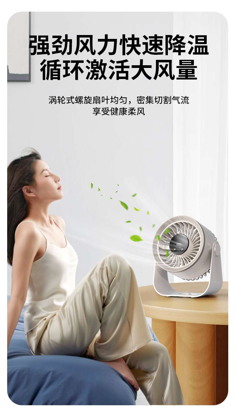 Xiaoliangyou Smart Digital Display Circulating Fan detail image 6