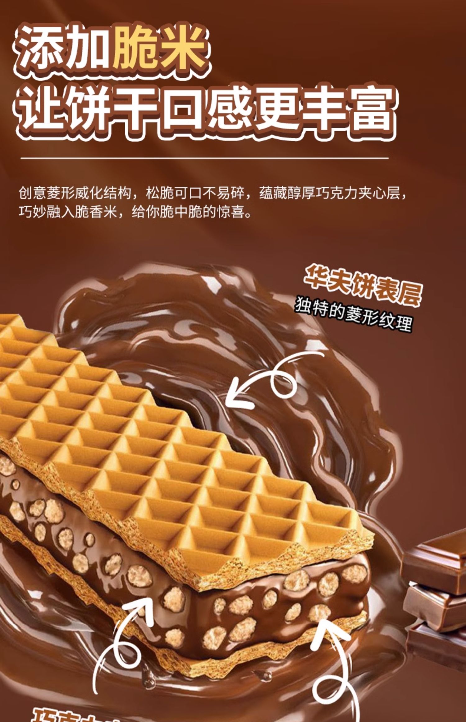 包邮！印尼探戈咔咔脆威化饼干160g快音NAT&FROM进口食品零食手办详情6