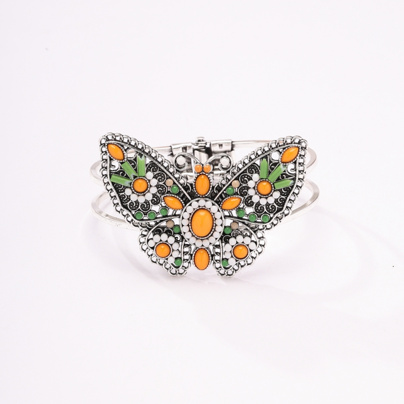 手镯/模块手链/叮当镯/玉石/玻璃手镯白底实物图