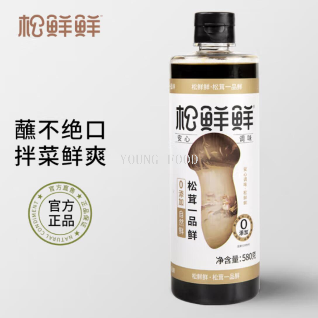 包邮！松鲜鲜松茸一品鲜调味汁580g夏奈尔调味品炒菜提鲜天然味增详情8