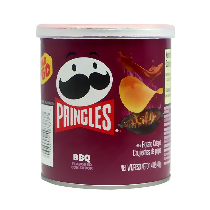 包邮！美国品客烧烤味薯片37g爱吃星星的猫进口休闲零食膨化食品详情13