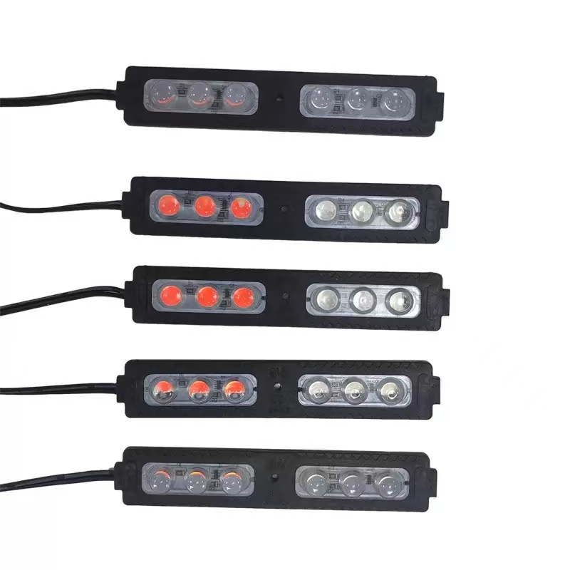 Yiwu motorcycle LED flashing lights, lens flashing warning lights, module lights, Doudou lights, truck side lights pic 3