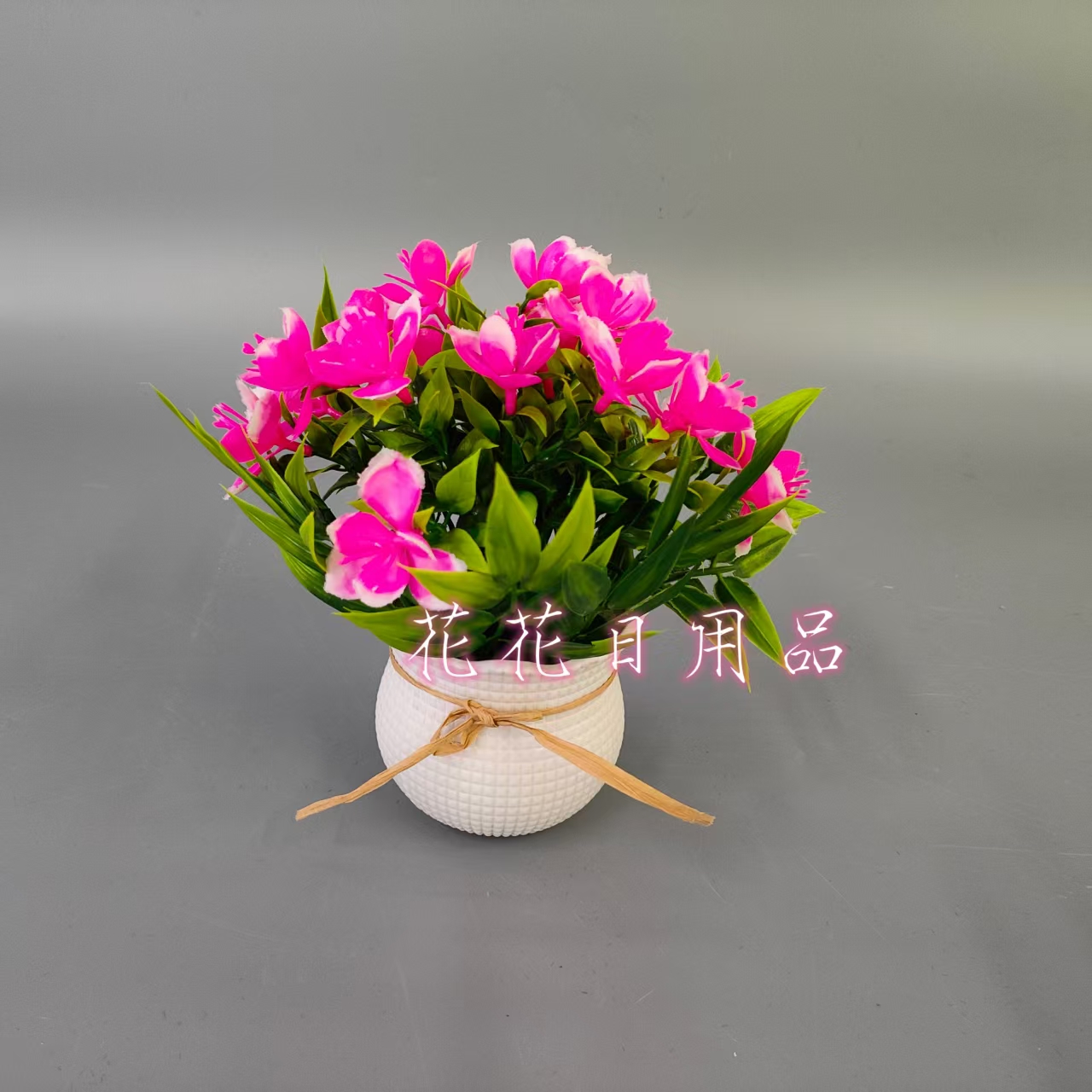 Artificial flower fake flower bonsai plastic pot iris decorative ornaments Specification drawing