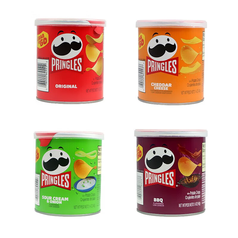 包邮！美国品客烧烤味薯片37g爱吃星星的猫进口休闲零食膨化食品详情4