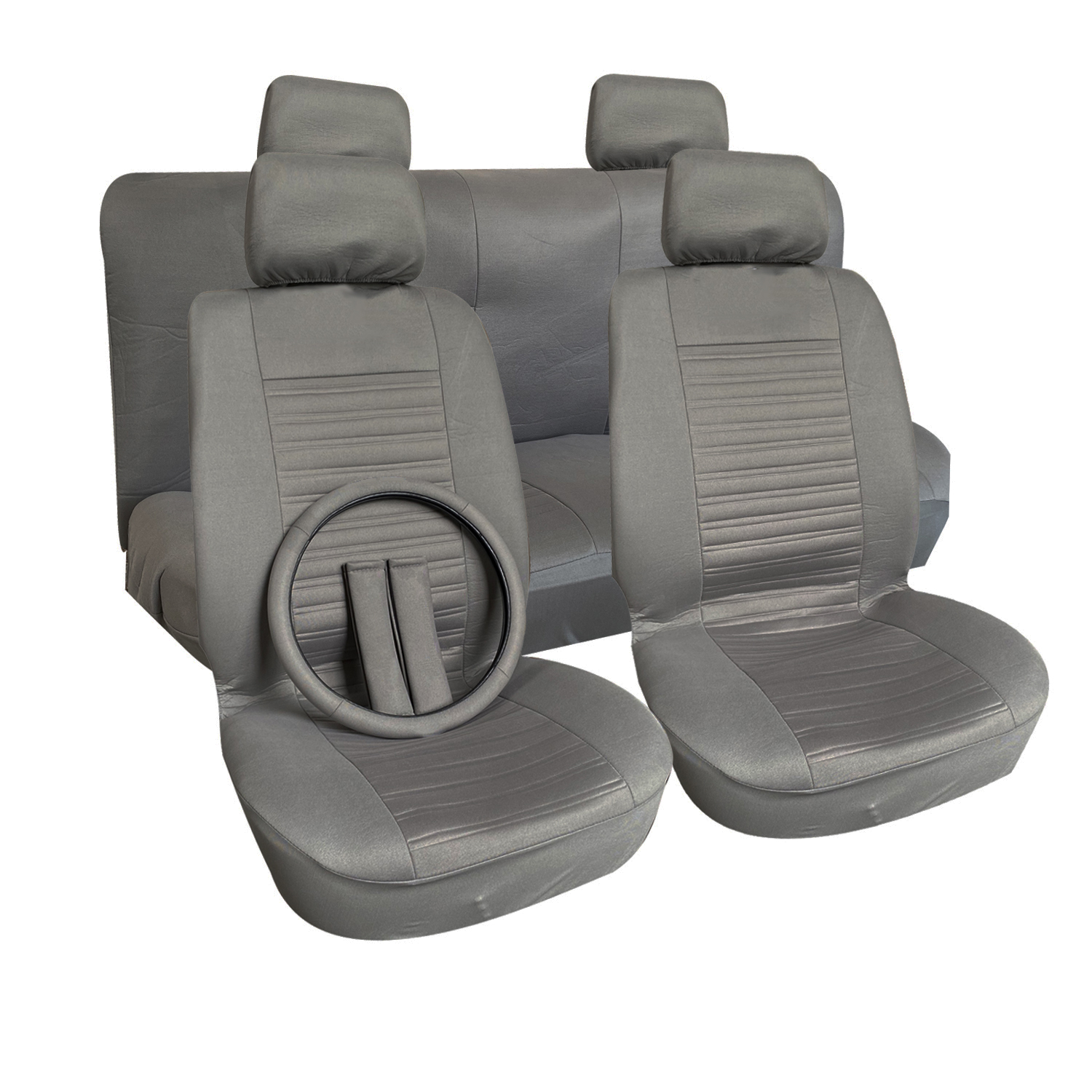 工厂直出电商爆款汽车座套五座全包 四季通用 涤纶 压花 汽车座套详情7