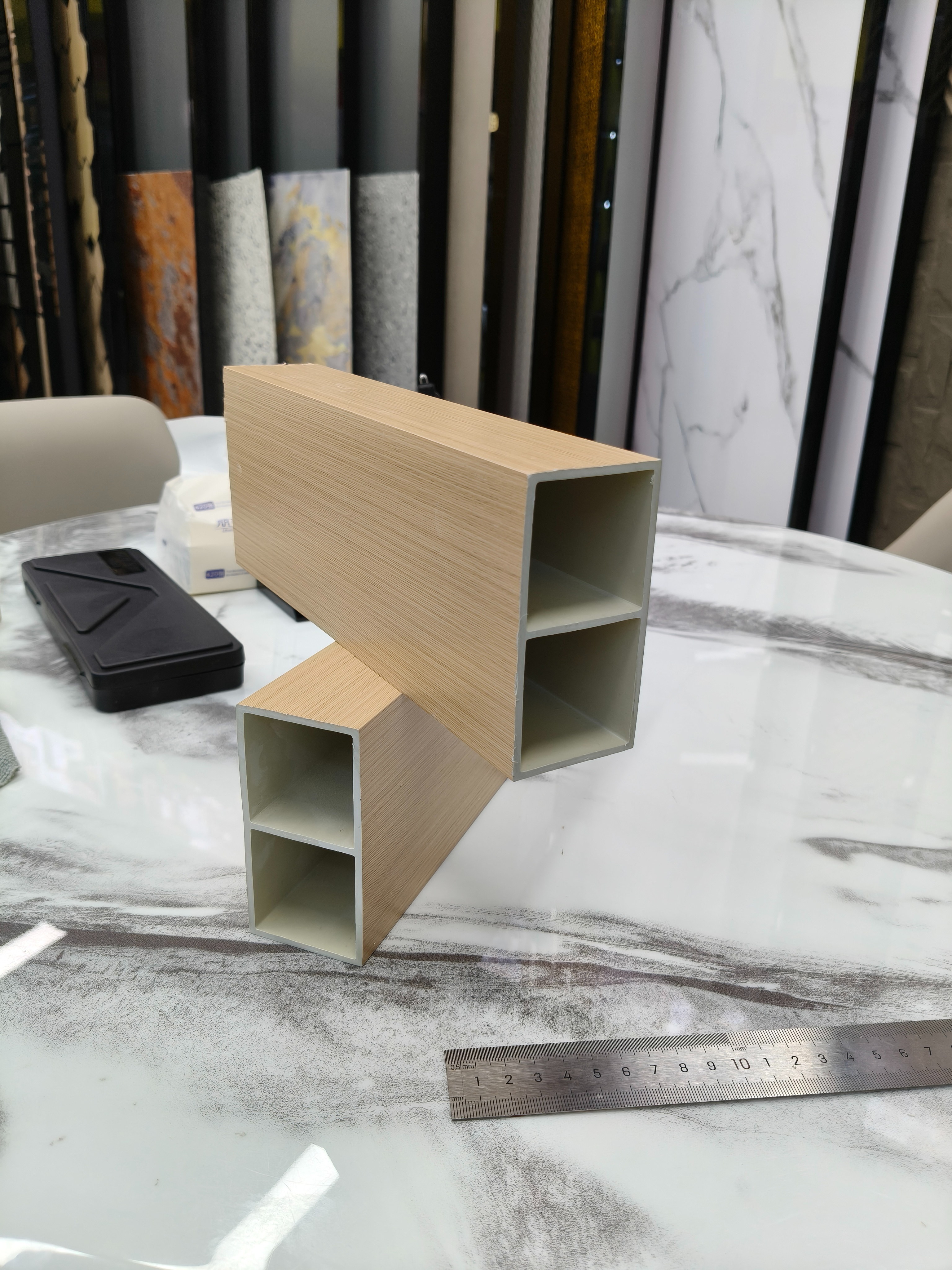 绿生新材料 PVC材质方通  100*50 长度可定制  轻奢风  家居必备  建材板材  天花板 详情1