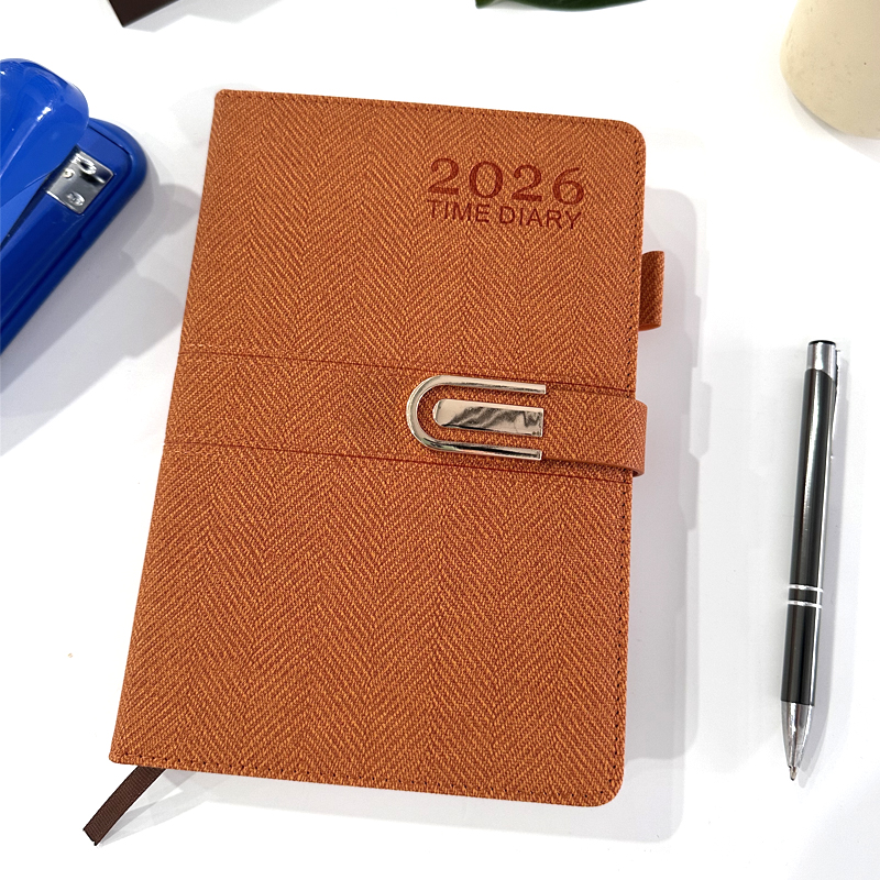 新款2026商务年历本笔记本日历本支持西语阿语法语英语等可定制