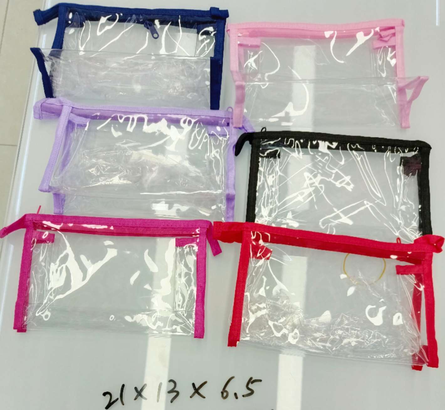 透明防水手提化妆包时尚女士收纳包旅行洗漱包公文包pvc旅行包