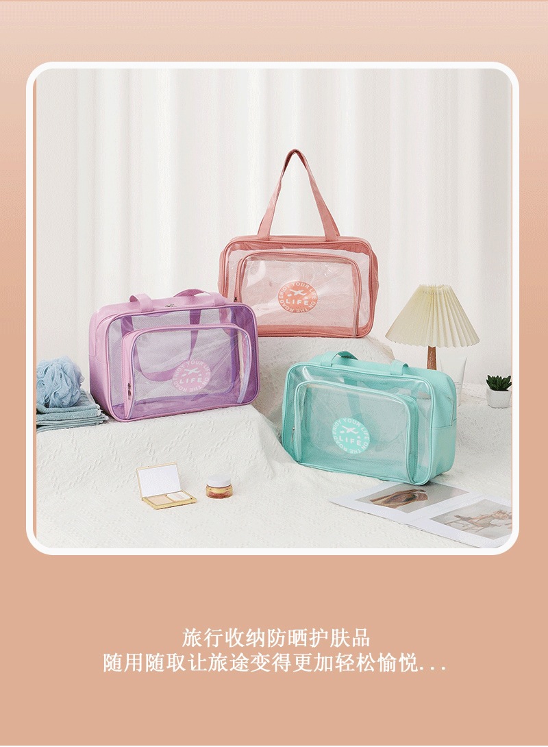 游泳健身包PU干湿分离大容量运动沙滩建设专用包旅行手提袋子男女 详情图11