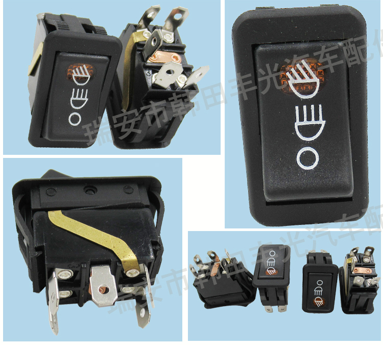 Factory direct sales suitable for Bobcat boat-shaped switch 5-pin high current 16A 250V car button 6665315 pic 5