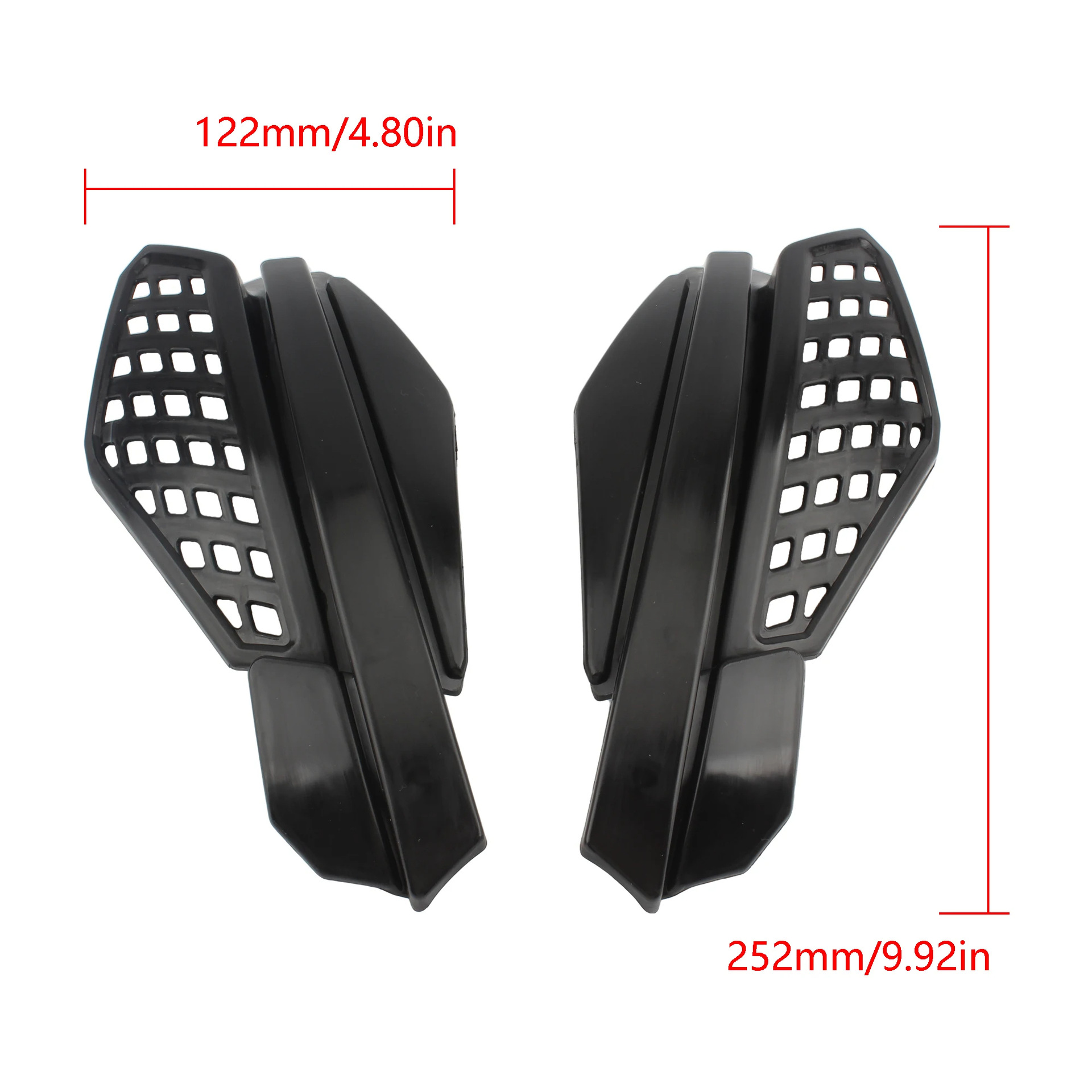 Dirt bike Street car Sports car general accessories Windscreen checkered hand shield Windproof hand guard Front handle bow guard details Picture