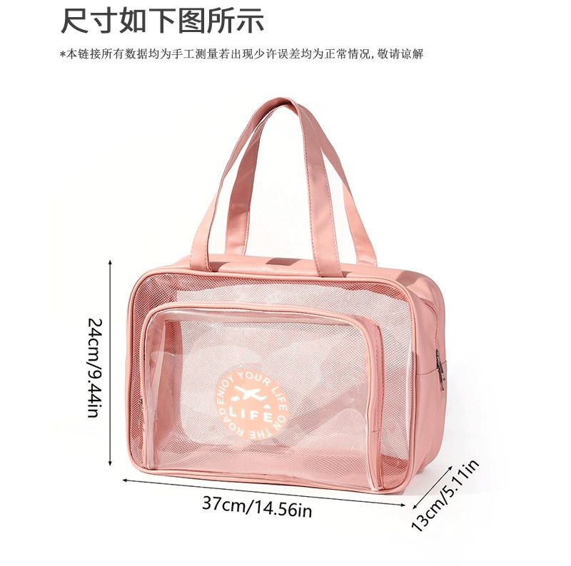 游泳健身包PU干湿分离大容量运动沙滩建设专用包旅行手提袋子男女 产品图