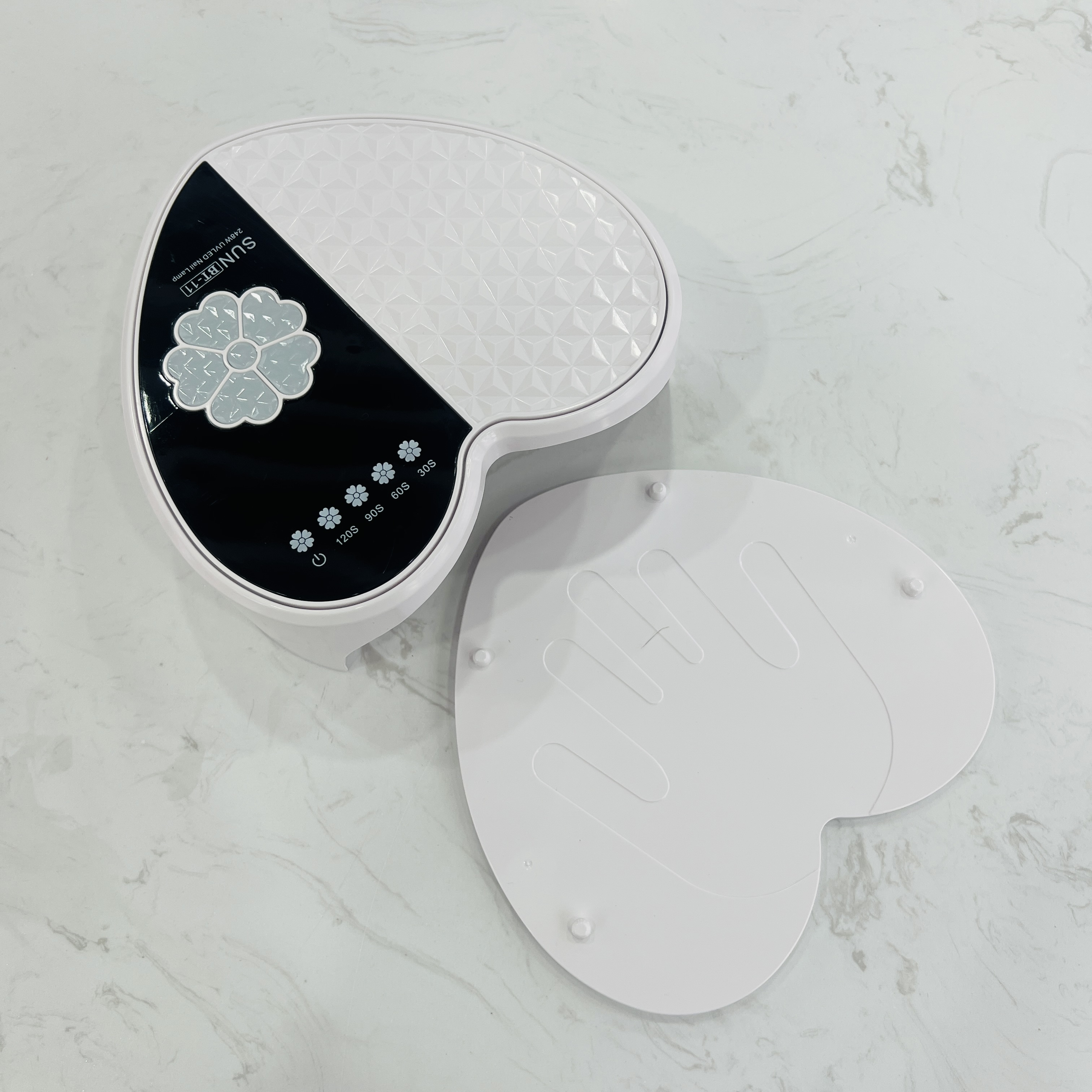 The new 248W battery-powered induction nail lamp, nail baking lamp and therapy lamp feature a touch screen design with 45 LED beads Item Picture