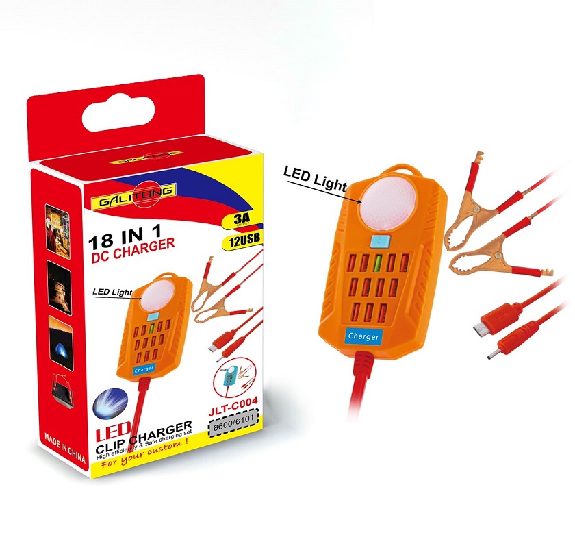 USB clip charger, battery clip charger, USB clip charger, mobile phone travel charger details Picture