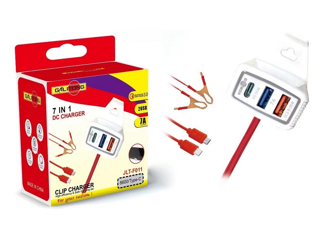 USB clip charger, one tray, two clips, USB charger, battery clip charger Application Scenario