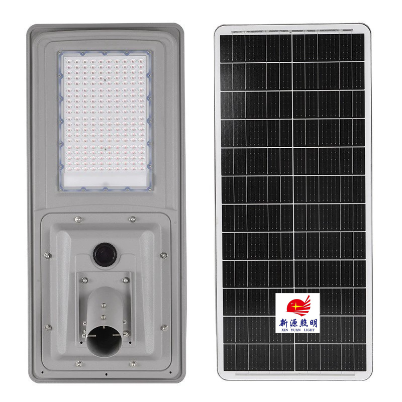 New LED solar integrated street lamp, outdoor human body radar sensing engineering lamp Application Scenario