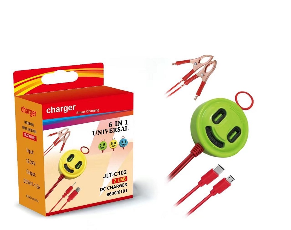 USB 夹子充电器 电瓶夹子充 USB口夹子充详情6