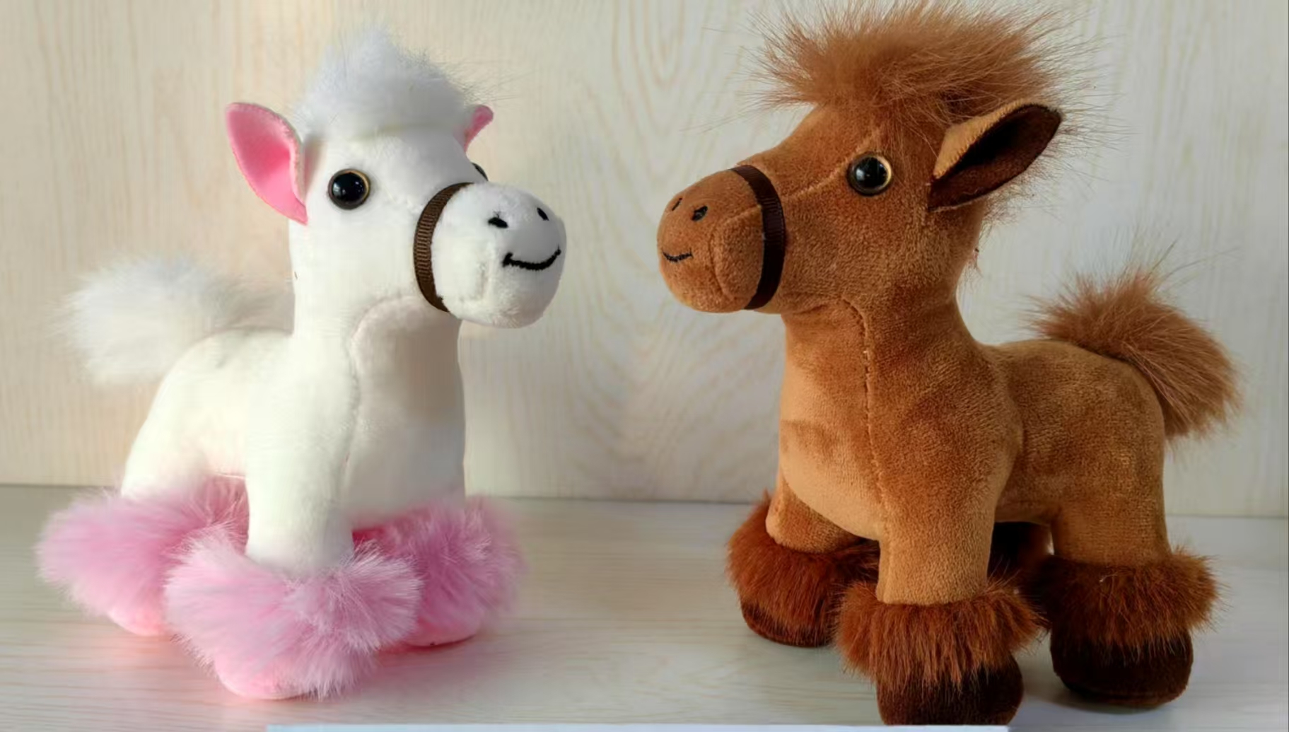 Toys, plush toys, doll factory direct delivery, plush toys, two-color dolls, horse dolls, doll factory direct delivery