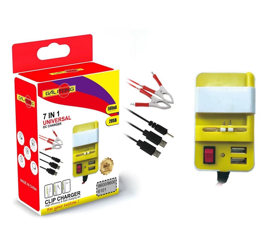 USB 夹子充电器 电瓶夹子充 USB口夹子充详情2