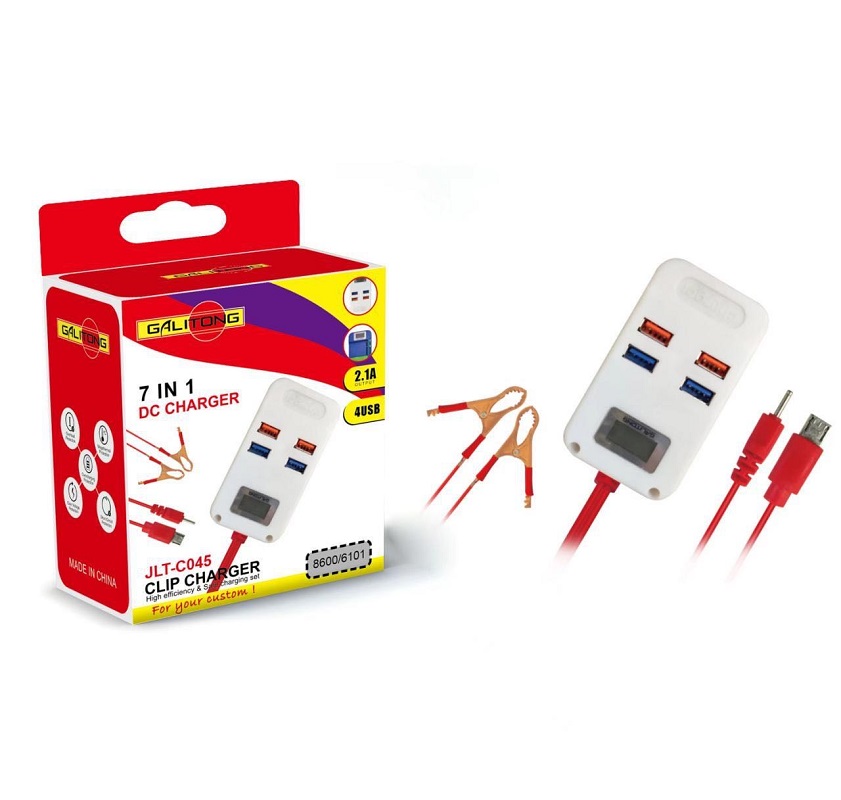 USB夹子充电器 手机旅行充电瓶夹子充 USB夹子充电器 细节图