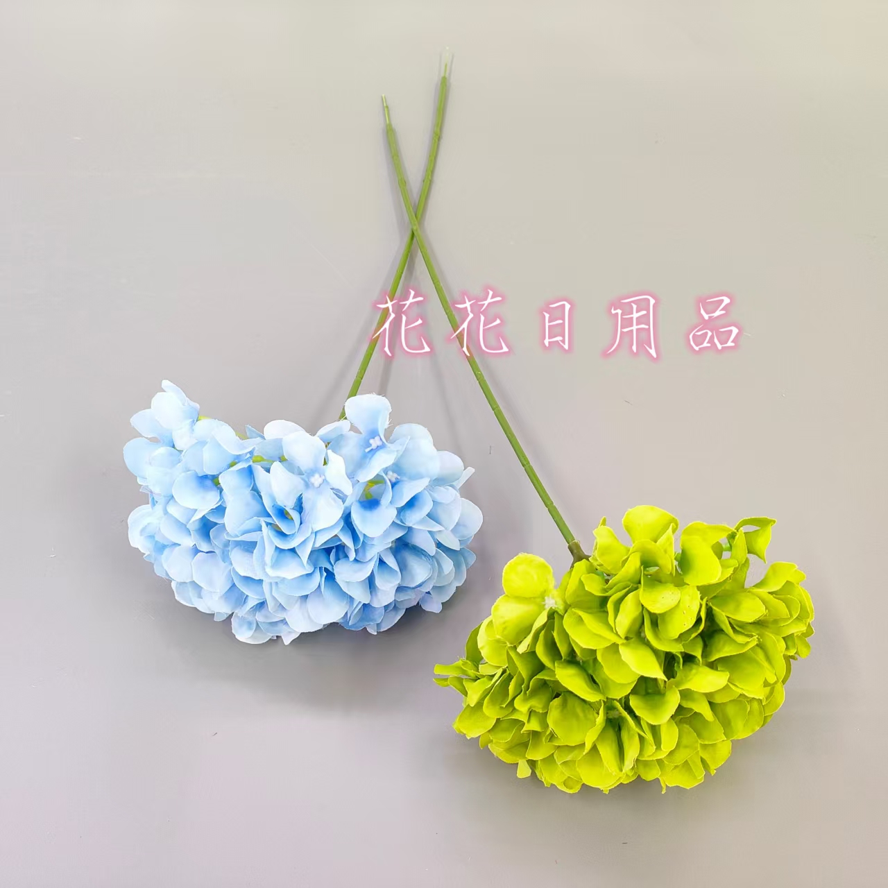 Artificial flower fake flower bonsai single hydrangea wall hanging vase decoration Application Scenario