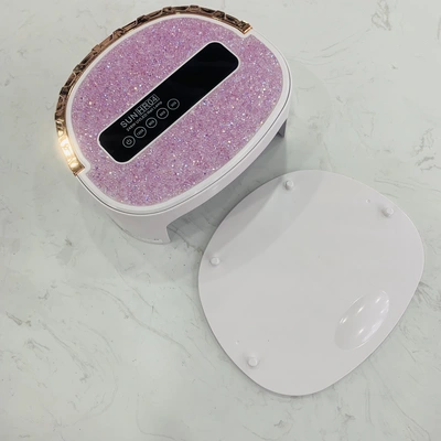 New 248W diamond-attached battery-powered nail lamp, nail baking lamp, therapy lamp, smart sensing, portable and hand-held thumbnail