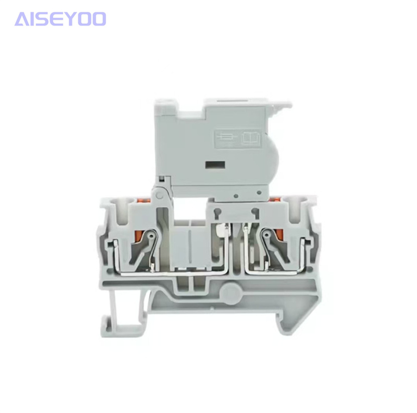 熔断型弹簧式保险端子导轨式PT4-HESI保险接线端子 弹簧式接线端子 导轨组合型阻燃接线端子排详情7