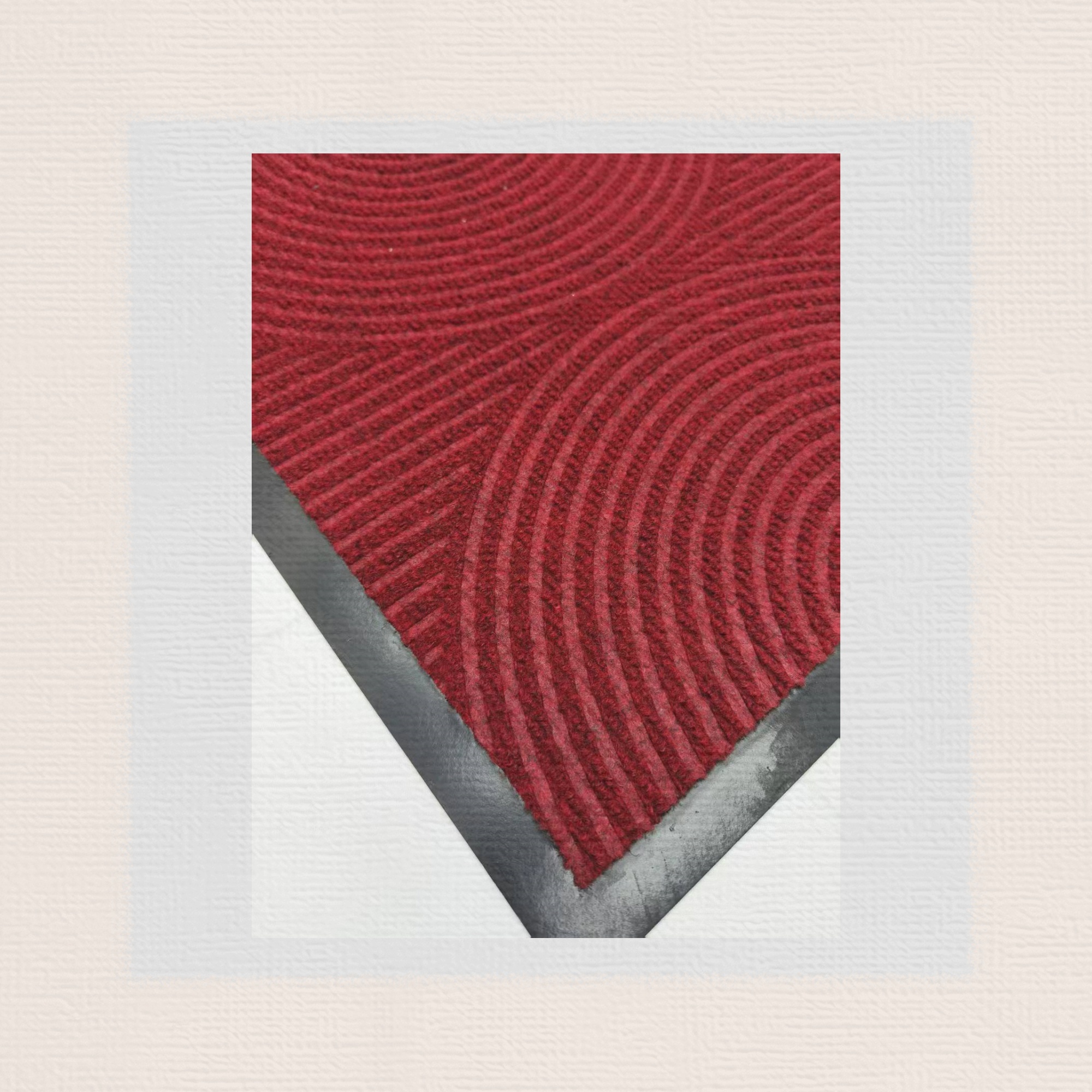PVC single-stripe embossed floor MATS, carpet door MATS, foot MATS, water-absorbing and anti-slip MATS, bathroom MATS, kitchen MATS, polyester floor MATS come in multiple patterns, mixed styles and colors, and available in various sizes of 40*60CM Specification drawing