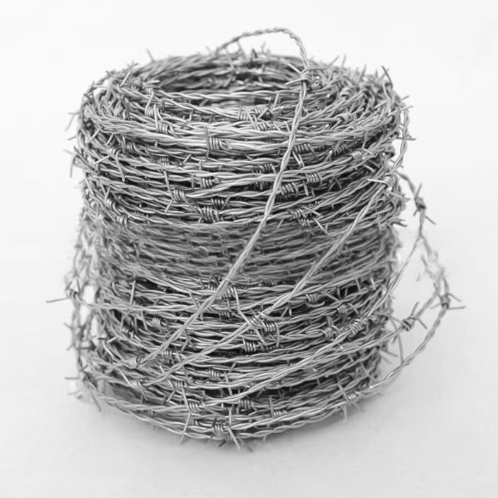 镀锌刺绳不锈钢刺绳防爬刺绳防爬围墙铁蒺藜带刺钢丝刺绳刀片刺线详情1