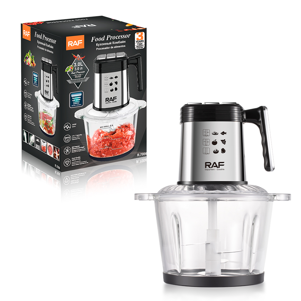 RAF European electric meat grinder multi-gear large capacity mince grinder garlic grinder meat grinder 3L rules cross-border household details Picture