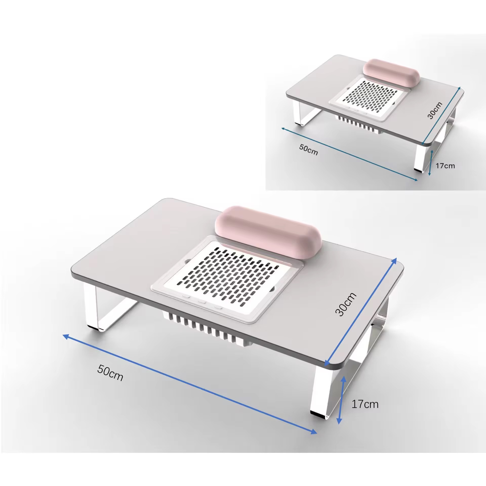 The new cross-border desktop vacuum cleaner with high suction power is specially designed for salons and is an embedded desktop vacuum cleaner details Picture