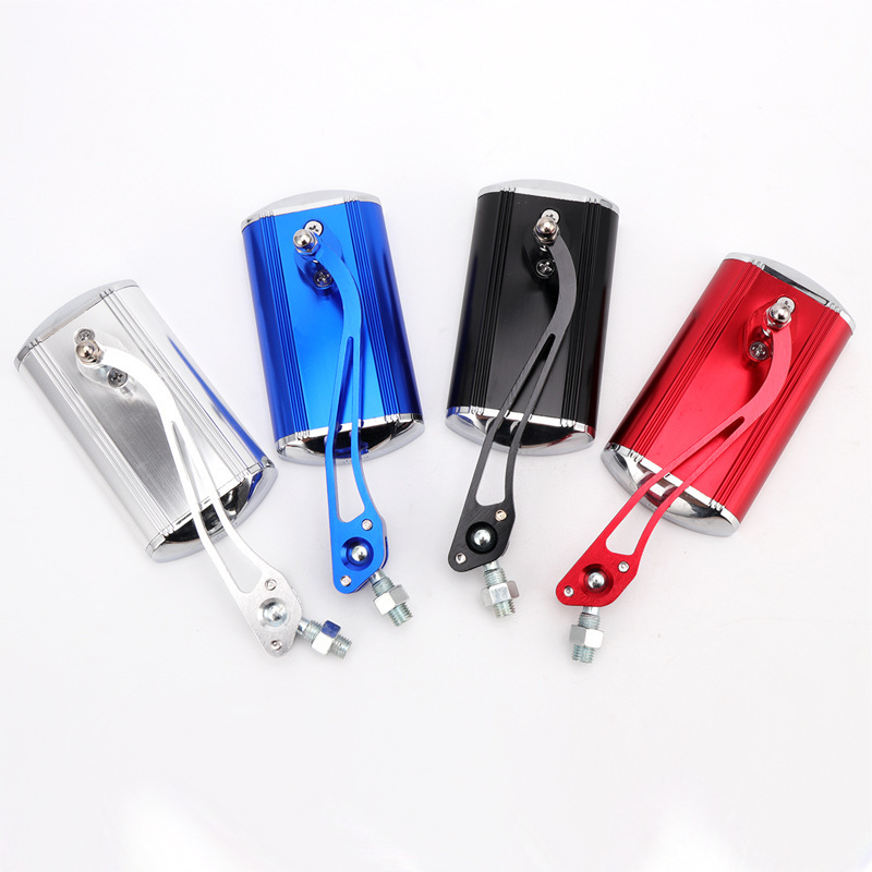 Motorcycle electric vehicle reflector Handlebar safety mirror reverse mirror Bicycle accessories mountain bike rearview mirror full figure