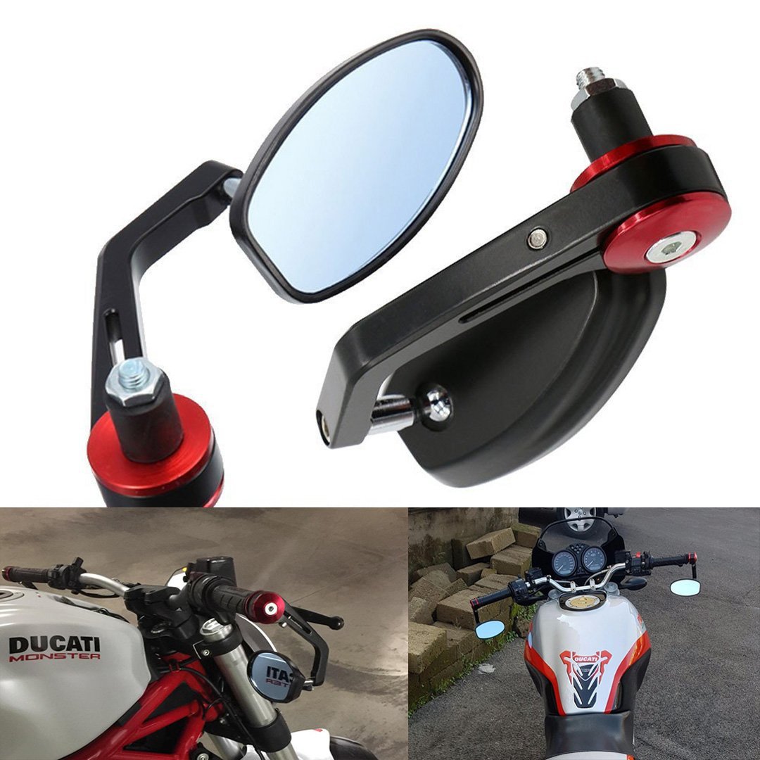 Manufacturer direct motorcycle general purpose rearview mirror Rearview mirror Handlebar mirror Elliptical rearview mirror full figure