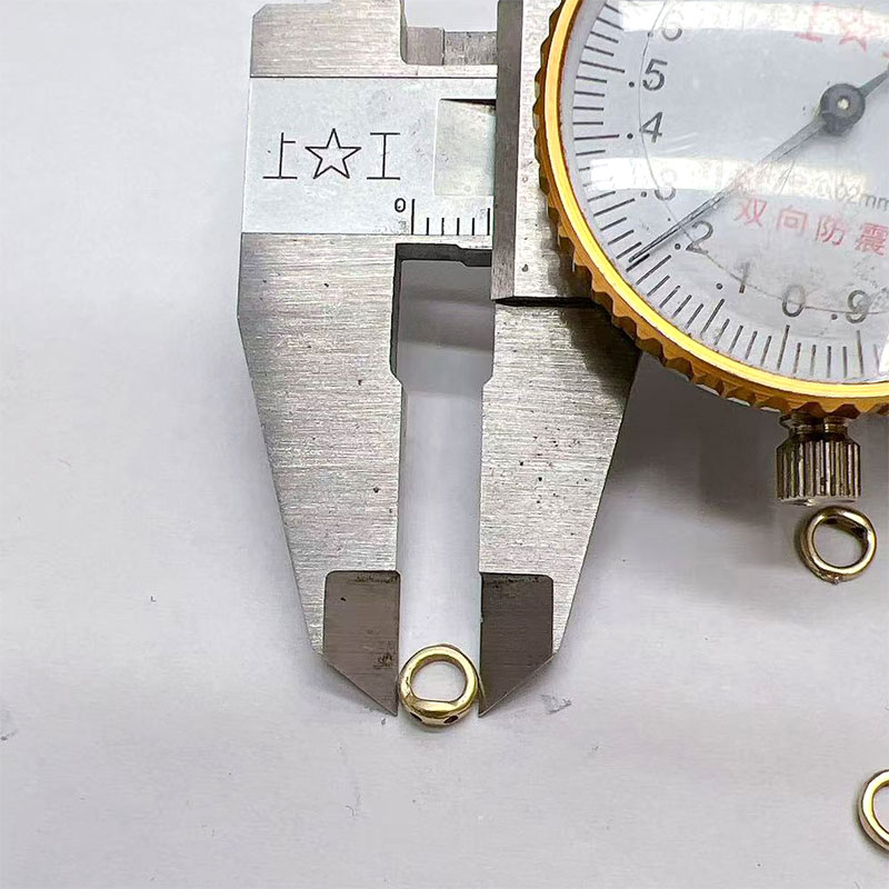 Smooth double-hole ring, closed ring, plain ring, circular spacer, woven bracelet, bracelet, necklace, diy handmade accessories Specification image
