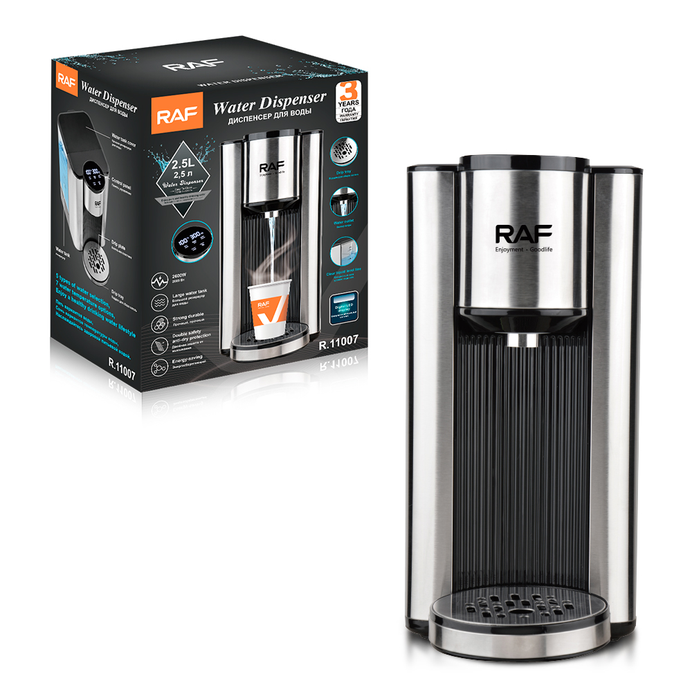 RAF European standard cross-border 2.5L digital display desktop instant hot water dispenser, household multi-functional small direct drinking machine details Picture