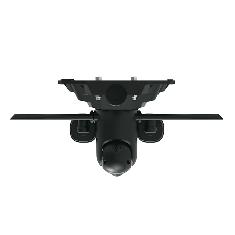 太阳能监控室外路灯头4G无线高清户外WIFI摄像头跨境新款一体太阳安防监控LED太阳能路灯头防水高亮5G带双画面家用远程详情5