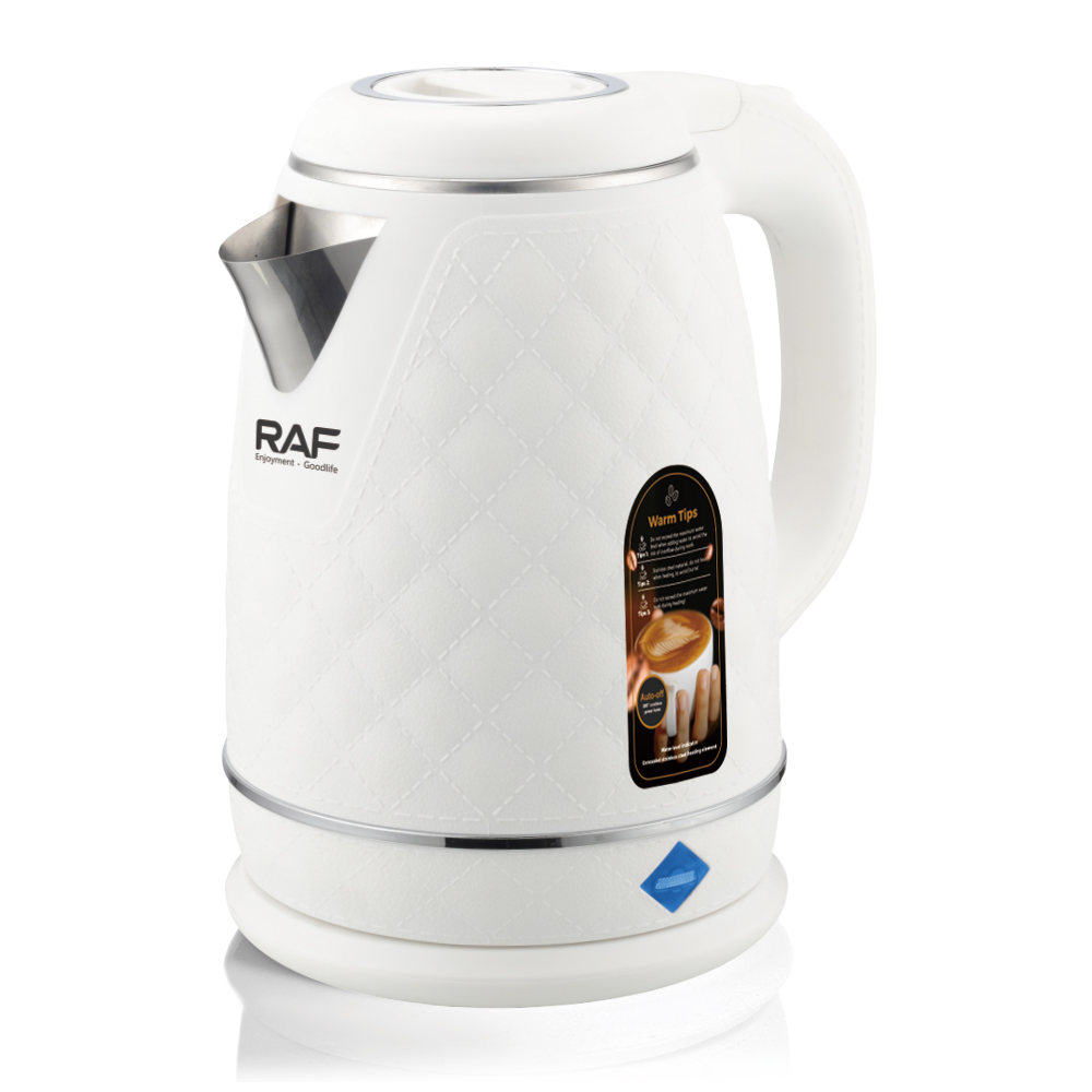 RAF European standard 2L electric kettle, household large-capacity electric kettle, insulated boiling kettle, grid pattern pic 8