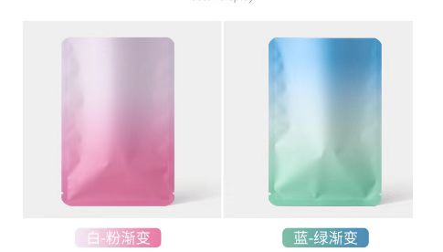 彩印印刷，复合，平口，盲袋