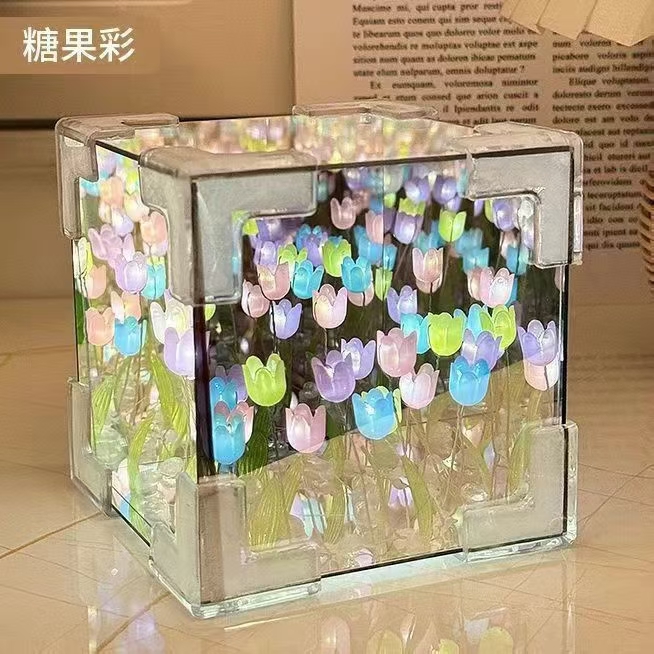 网红【郁金香魔方小夜灯】
网红小项目，投资小回报大一年四季都卖可以，不需要摊位，白天晚上都可以卖，拿着都可以卖。宝妈，上详情图7
