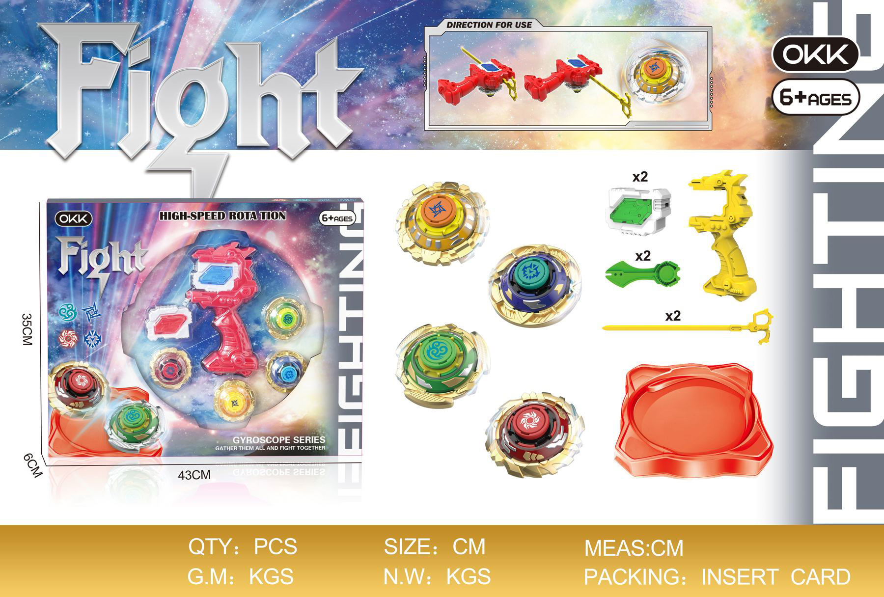 "Alloy vs gyro set" cool spinning toy gyro rodeo vs regalo para niños