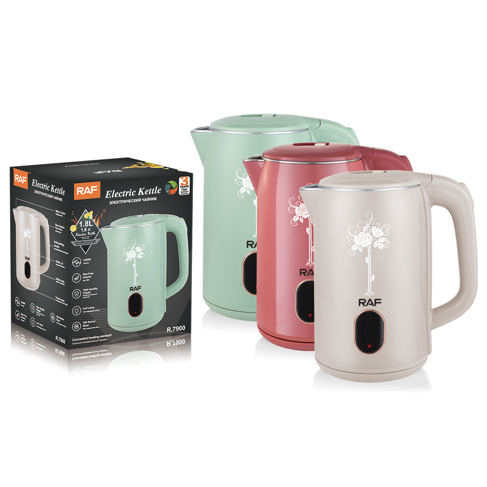 RAF Euro 1.8L kettle Electric kettle Household large capacity electric kettle thermal kettle pattern details Picture