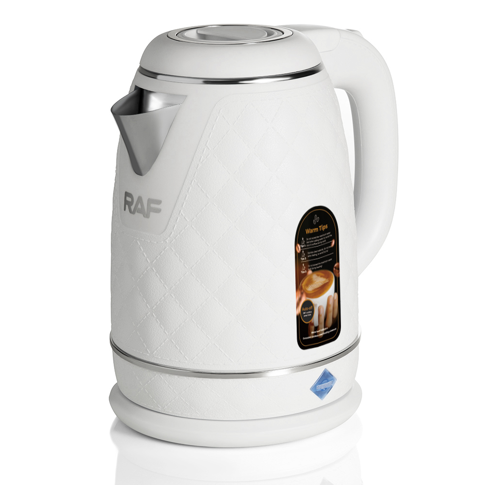 RAF European standard 2L electric kettle, household large-capacity electric kettle, insulated boiling kettle, grid pattern pic 9
